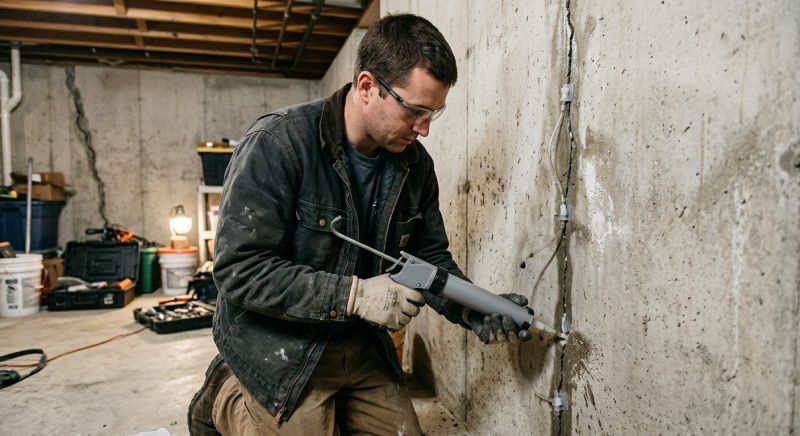 Basement Crack Repair in Santa Rosa, CA