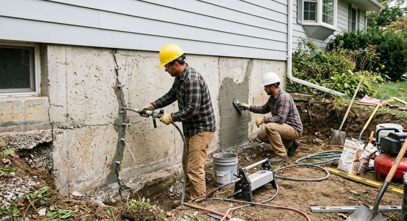 Cracked Foundation Repair in Angwin, CA
