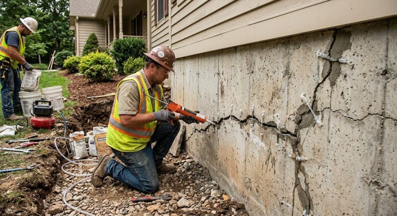 Cracked Foundation Repair in Cazadero, CA