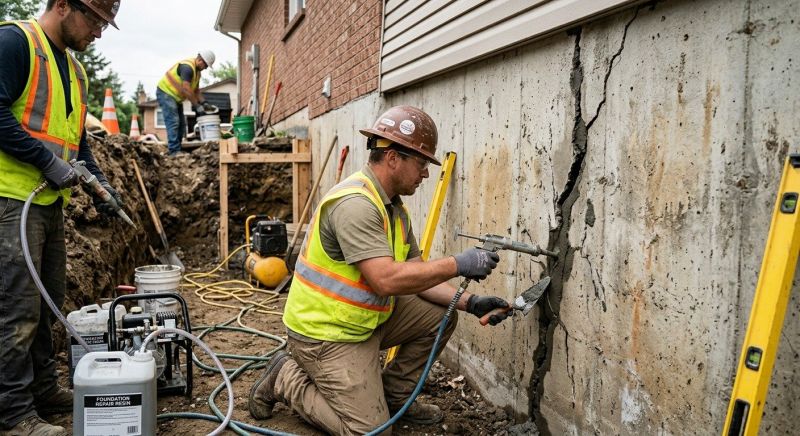 Cracked Foundation Repair in Saint Helena, CA