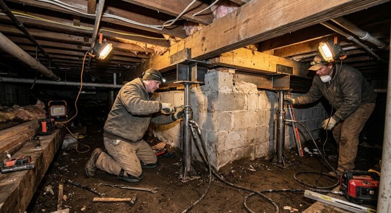 Crawlspace Foundation Repair in Sebastopol, CA