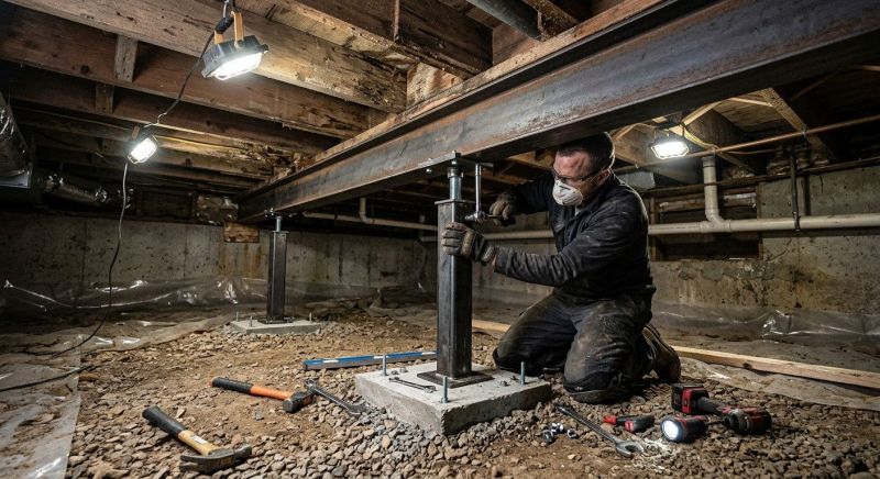 Crawlspace Structural Repair in Santa Rosa, CA