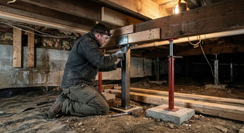 Crawlspace Structural Repair in Santa Rosa, CA