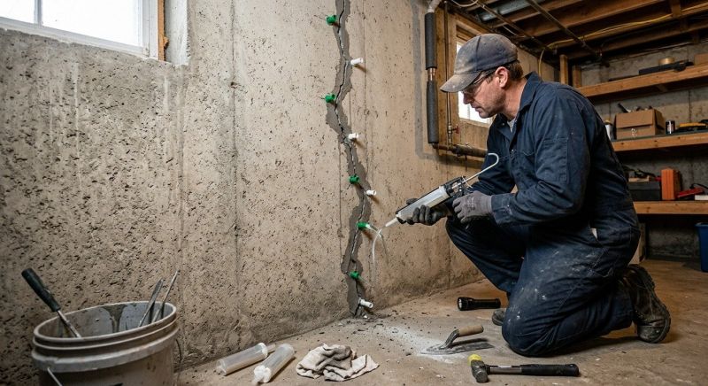 Foundation Crack Repair in Sebastopol, CA