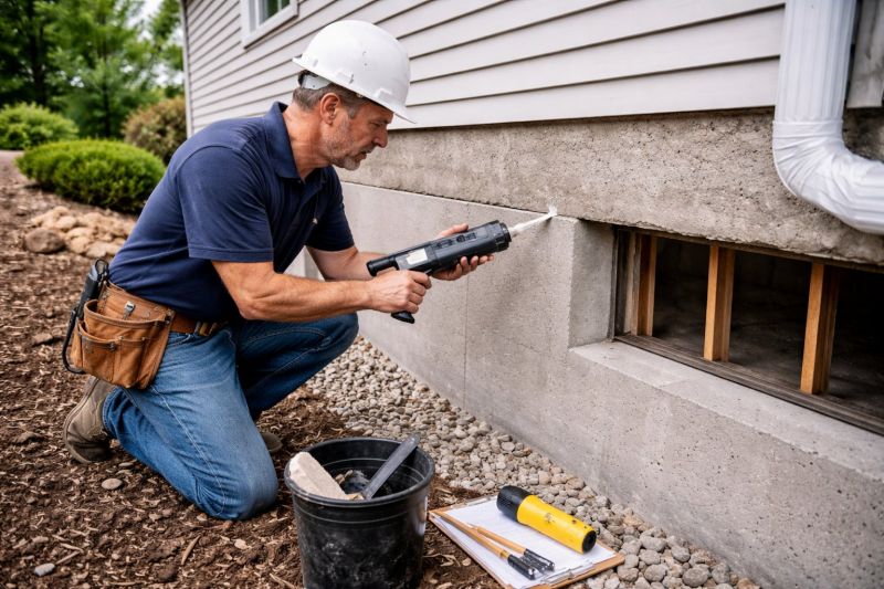 Foundation Crack Sealing in Santa Rosa, CA