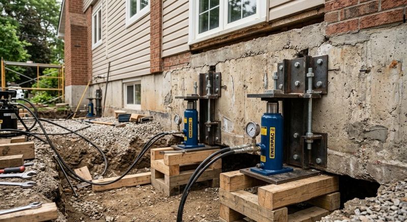 Foundation Jacking in Cloverdale, CA