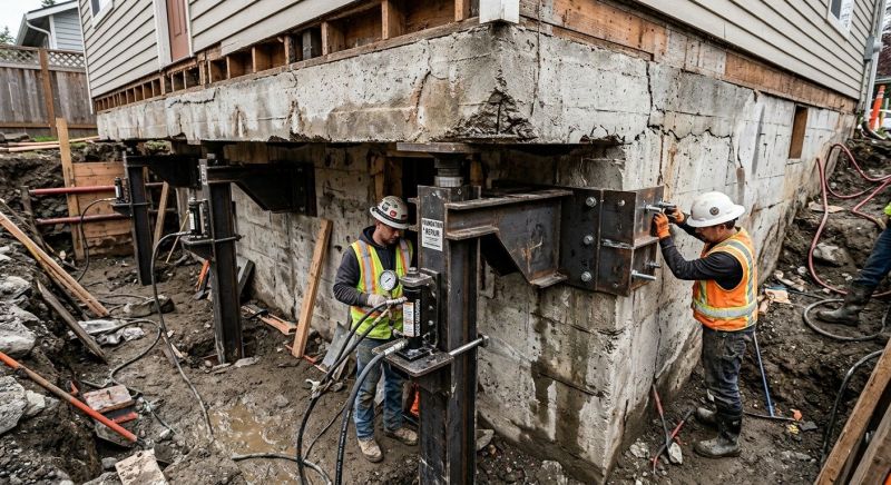 Foundation Lifting in Saint Helena, CA