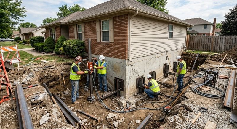Foundation Pier Repair in Santa Rosa, CA
