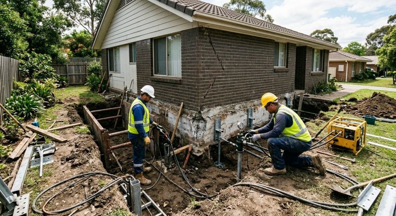 Foundation Pier Repair in Santa Rosa, CA