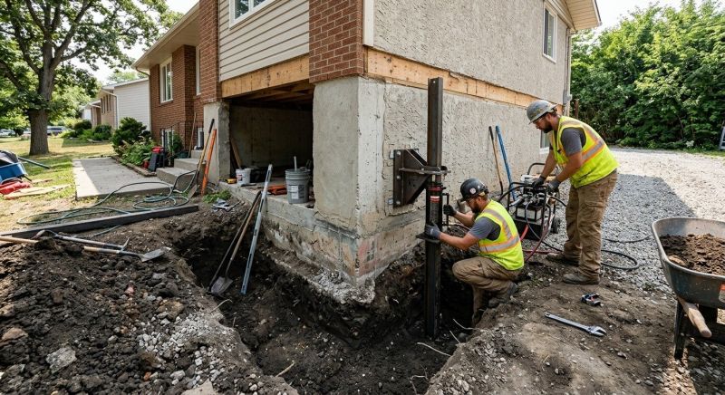 Foundation Pier Repair in Santa Rosa, CA