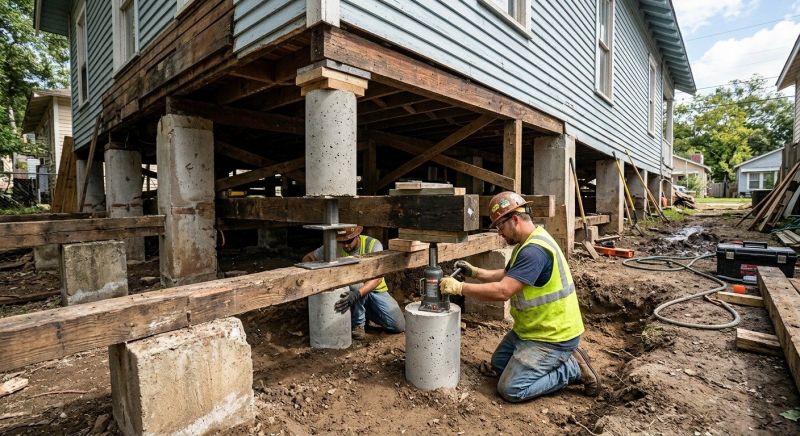 Foundation Pier Repair in Santa Rosa, CA