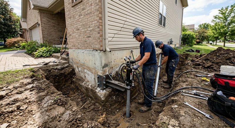 Foundation Settlement Repair in Santa Rosa, CA