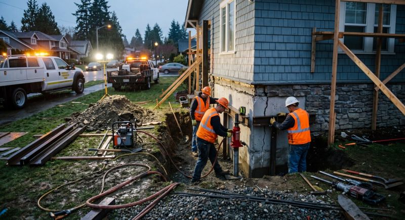 Foundation Stabilizing in Cazadero, CA
