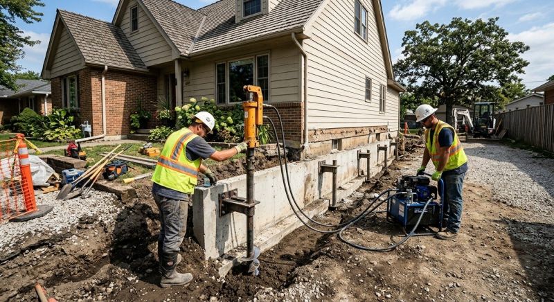 Foundation Stabilizing in Guerneville, CA