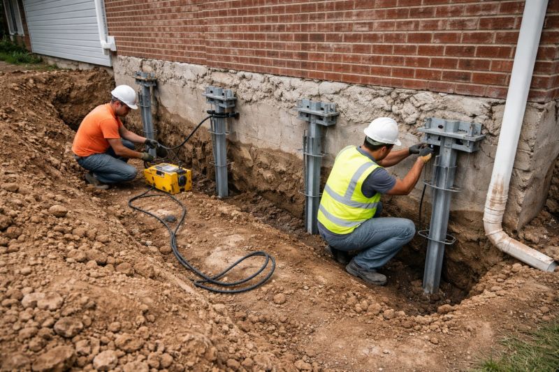 Helical Piers Installation in Santa Rosa, CA