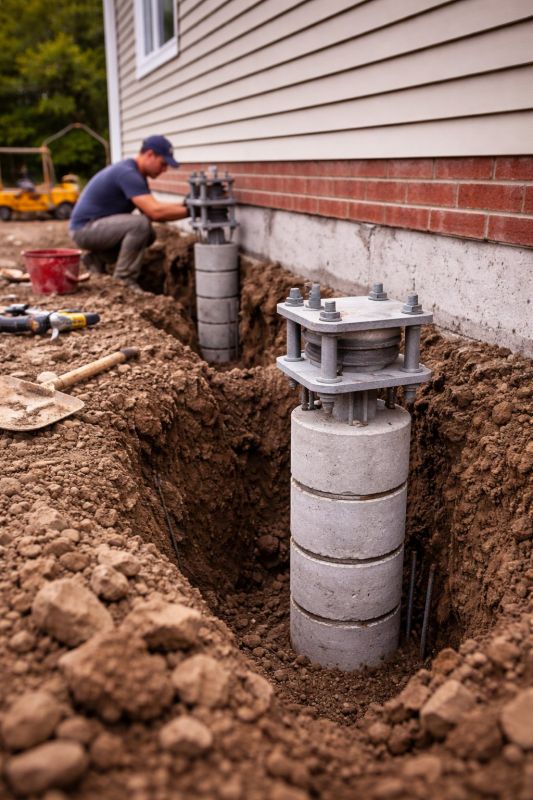 Helical Piers Installation in Santa Rosa, CA