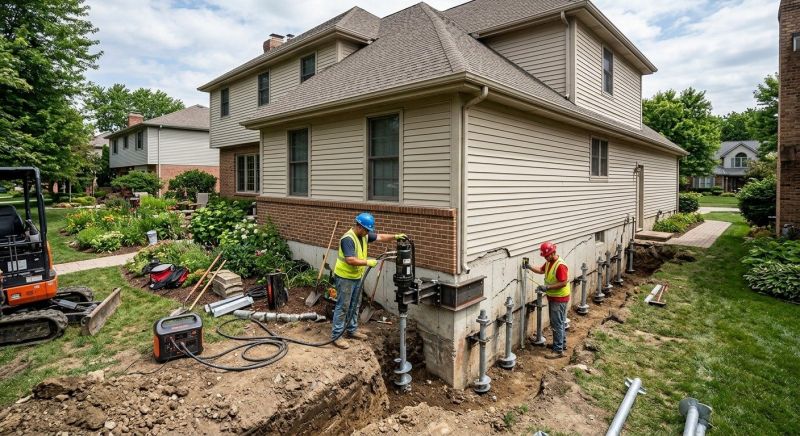 Helical Pile Installation in Santa Rosa, CA