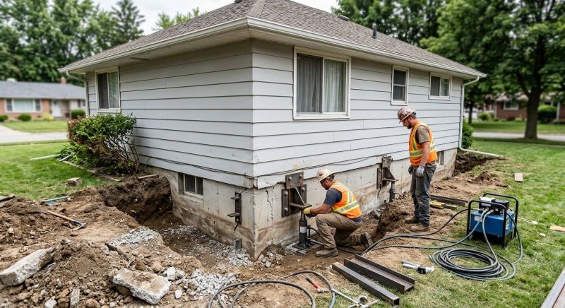 House Foundation Repair in Sonoma County, CA