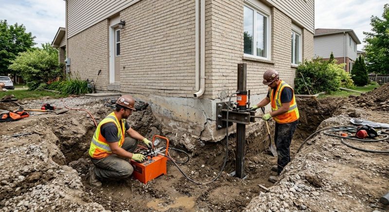 Sinking Foundation Lifting in Santa Rosa, CA
