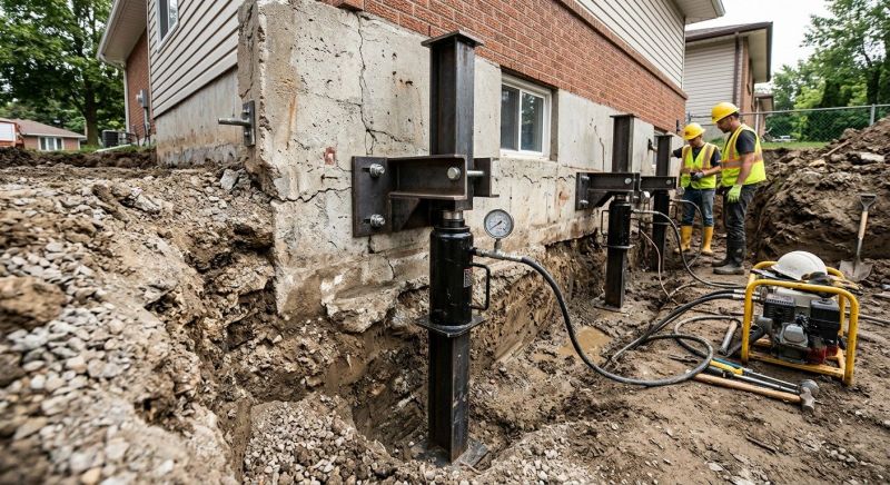Sinking Foundation Lifting in Santa Rosa, CA