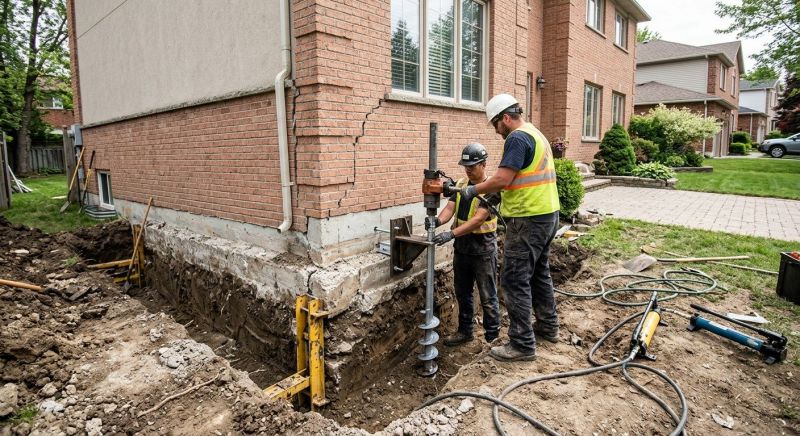 Sinking Foundation Repair in Angwin, CA