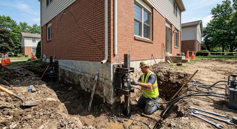 Sinking Foundation Repair in Cotati, CA