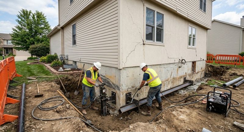 Sinking Foundation Repair in Saint Helena, CA