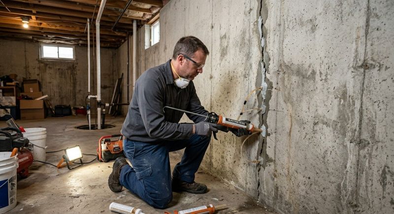 Structural Crack Repair in Santa Rosa, CA
