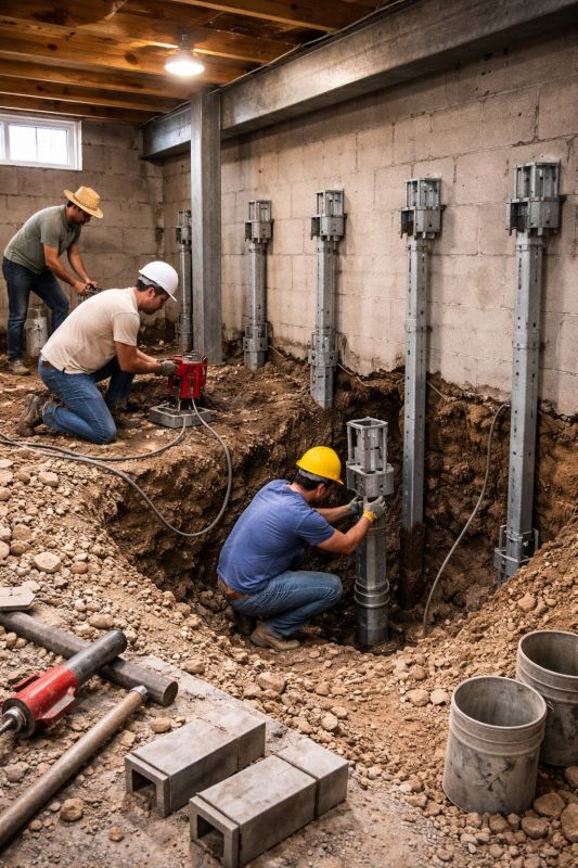 Structural Underpinning in Santa Rosa, CA