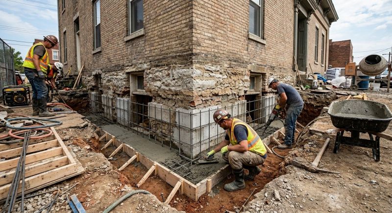 Structural Underpinning in Santa Rosa, CA